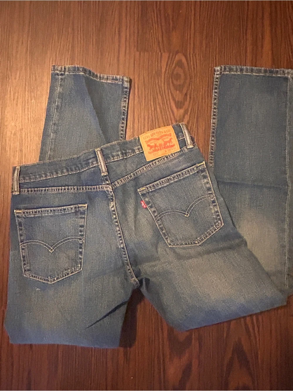 Levi's Men's Blue Straight Fit Jeans 33 x 32